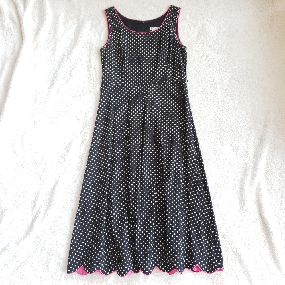 Vintage Coldwater Creek Polka Dotted Dress